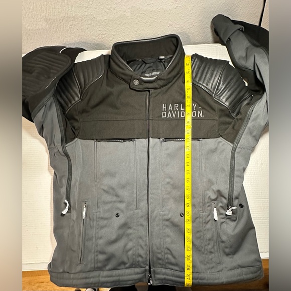 Harley Davidson Switchback Mixed Media Rider Jacket Mens Size XL Black/Gray New - Picture 4 of 16